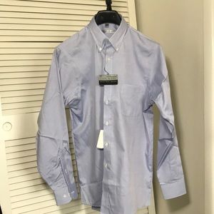 NWT Geoffrey Beene Blue Dress Shirt